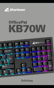 Bruksanvisning Sharkoon OfficePal KB70W Tastatur