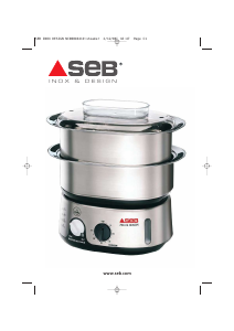 Návod SEB VC110800 Inox & Design Parný hrniec