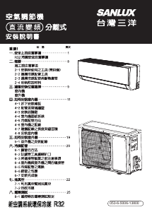 说明书 三洋SANLUX SAC-V110HR3 空调