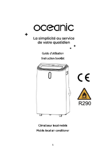 Handleiding Oceanic OCEACLIMR160W Airconditioner