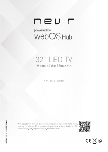 Manual de uso Nevir NVR-8430-32WBT Televisor de LED
