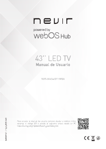 Manual de uso Nevir NVR-8440-43FHWBA Televisor de LED