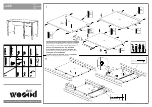 説明書 Woood Jade デスク