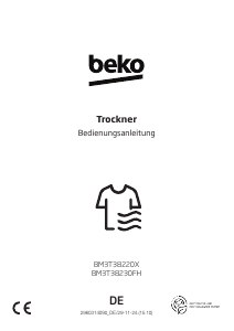 Bedienungsanleitung BEKO BM3T38230FH Trockner