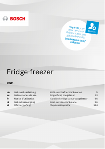 Bedienungsanleitung Bosch KGF56P140 Kühl-gefrierkombination