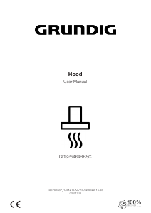 Manual Grundig GDSP5464BBSC Cooker Hood