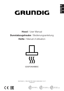 Bedienungsanleitung Grundig GDSP2464BBSC Dunstabzugshaube