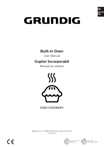 Manual Grundig GEBD19300BMPF Cuptor
