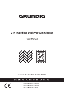 Руководство Grundig VCP 4330 L Пылесос