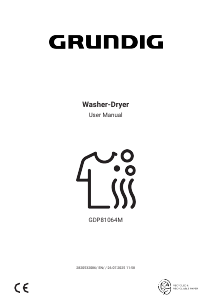 Manual Grundig GDP81064M Washer-Dryer