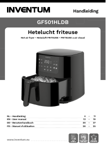 Manual Inventum GF501HLDB Deep Fryer