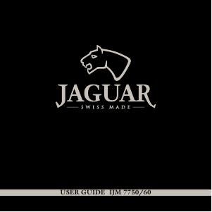 Manual de uso Jaguar J976 Reloj de pulsera