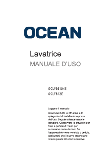 Manuale Ocean OCLF812E Lavatrice