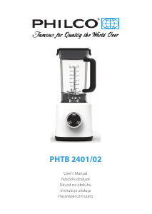 Manual Philco PHTB 2401B Blender