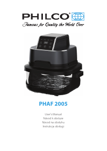 Manual Philco PHAF 2005 Fry&Go Deep Fryer
