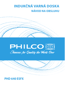 Návod Philco PHD 640 ESFX Pánt