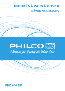 Návod Philco PHD 640 EIP Pánt
