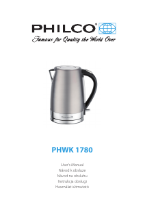 Használati útmutató Philco PHWK 1780 Vízforraló