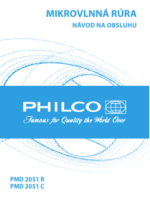 Bruksanvisning Philco PMD 2051 C Mikrovågsugn