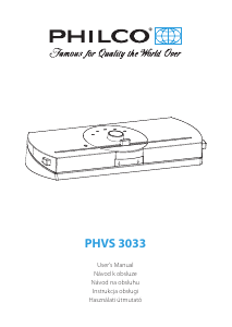Handleiding Philco PHVS 3033 Vacumeermachine