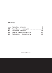 Bedienungsanleitung Rosenborg WS2811 Wetterstation