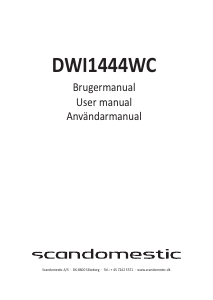 Brugsanvisning Scandomestic DWI1444WC Opvaskemaskine
