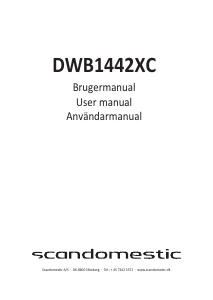 Bruksanvisning Scandomestic DWB1442XC Diskmaskin