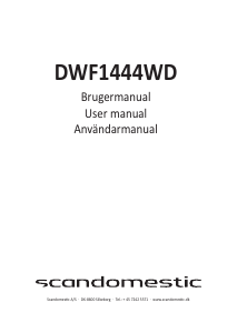 Bruksanvisning Scandomestic DWF1444WD Diskmaskin