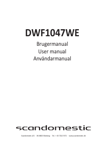 Brugsanvisning Scandomestic DWF1047WE Opvaskemaskine