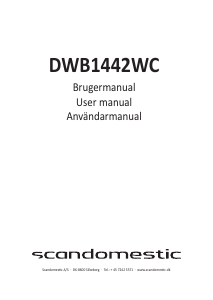 Bruksanvisning Scandomestic DWB1442WC Diskmaskin