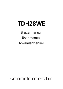Brugsanvisning Scandomestic TDH28WE Tørretumbler
