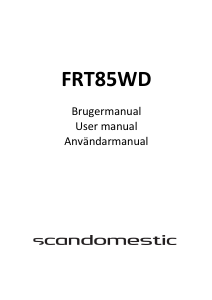 Brugsanvisning Scandomestic FRT85WD Fryser