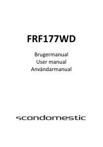 Manual Scandomestic FRF177WD Freezer
