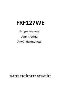 Manual Scandomestic FRF127WE Freezer