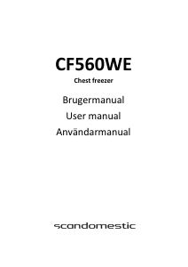 Brugsanvisning Scandomestic CF560WE Fryser