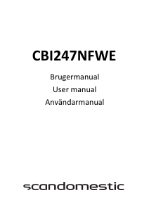 Manual Scandomestic CBI247NFWE Fridge-Freezer