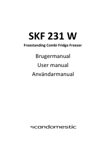 Manual Scandomestic SKF 231 W Fridge-Freezer