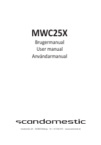 Manual Scandomestic MWC25X Microwave