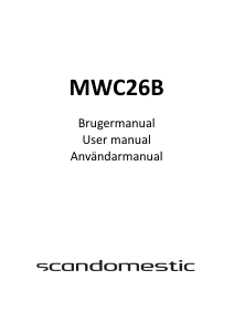 Manual Scandomestic MWC26B Microwave