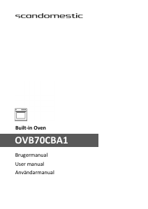 Bruksanvisning Scandomestic OVB70CBA1 Ugn