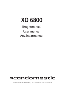 Bruksanvisning Scandomestic XO 6800 Ugn