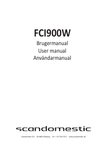 Brugsanvisning Scandomestic FCI900W Komfur