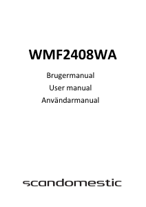 Brugsanvisning Scandomestic WMF2408WA Vaskemaskine