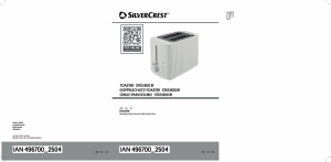 Handleiding SilverCrest STKS 800 B1 Broodrooster