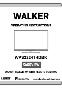 Handleiding Walker WPS32241HDBK LCD televisie