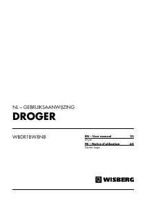 Mode d’emploi Wisberg WBDR1BW8NB Sèche-linge