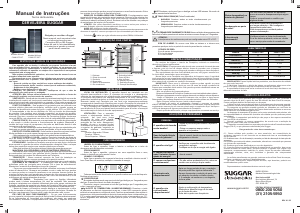 Manual Suggar CV9812PT Frigorífico