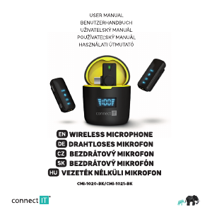 Manuál Connect IT CMI-1021-BK Mikrofon