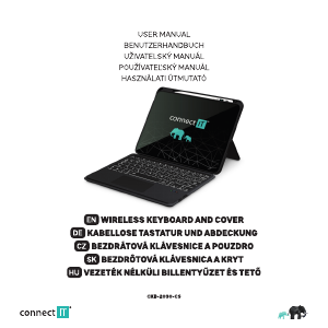 Használati útmutató Connect IT CKB-2030-CS Billentyűzet