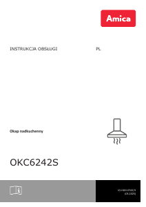Instrukcja Amica OKC 6242 S Okap kuchenny